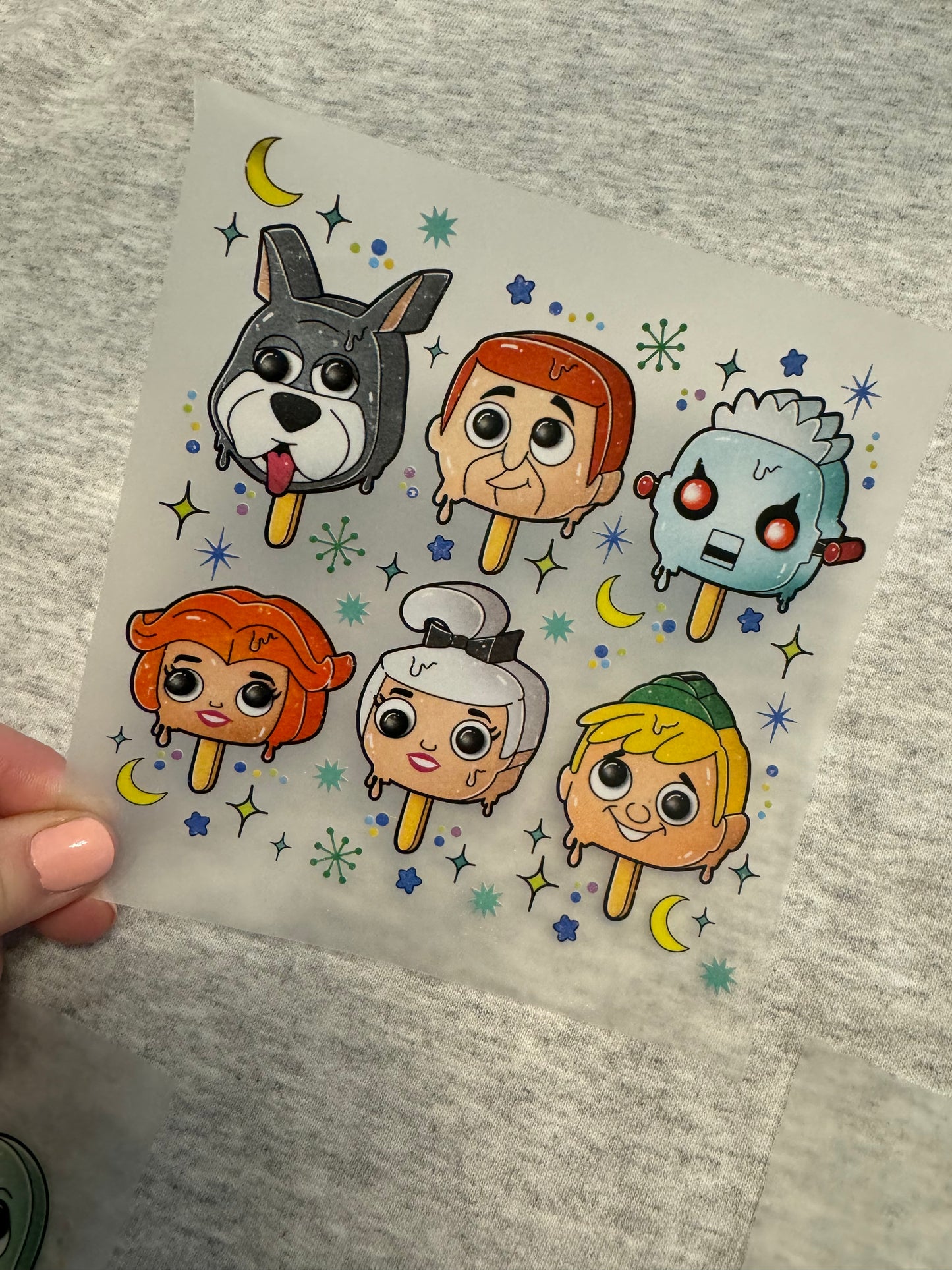 The Jetsons popsicle DTF print