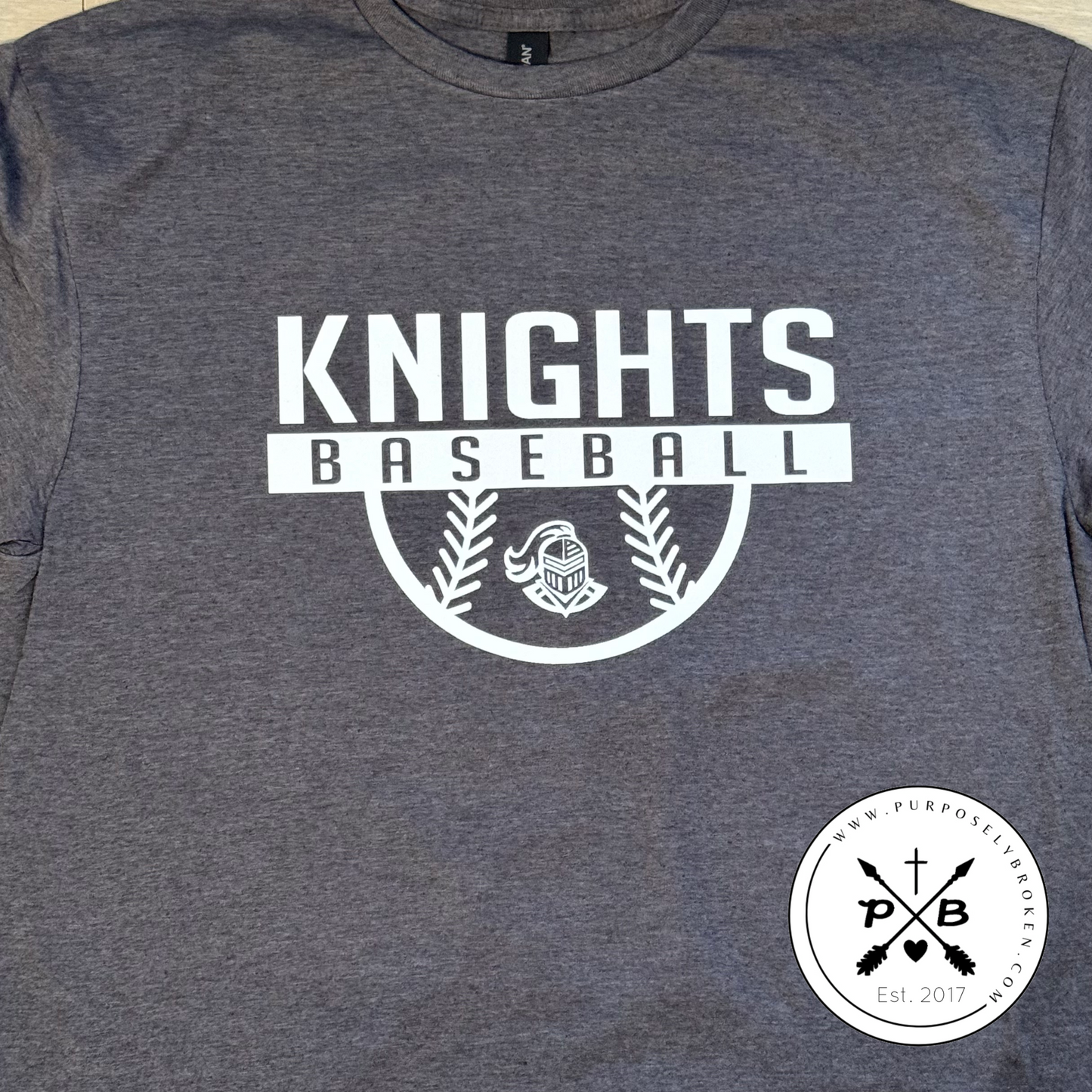 NGCA Knights baseball logo SWEATSHIRT