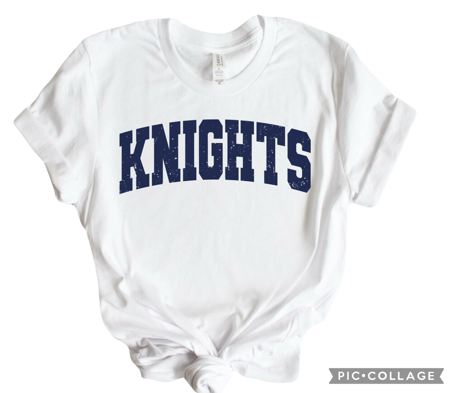 NGCA KNIGHTS DISTRESSED…. ON WHITE