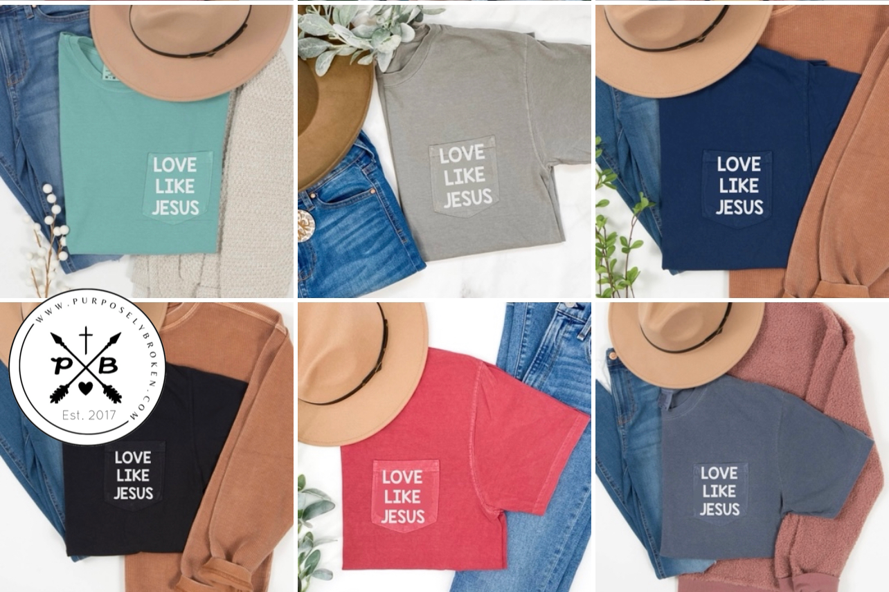 Love Like Jesus Comfort Color