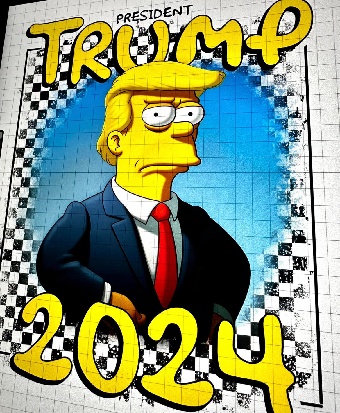SIMPSONS TRUMP FOR PRESIDENT 2024 DTF TRANSFER