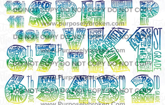 CUSTOMIZED GRADE LEVEL BACK TO SCHOOL