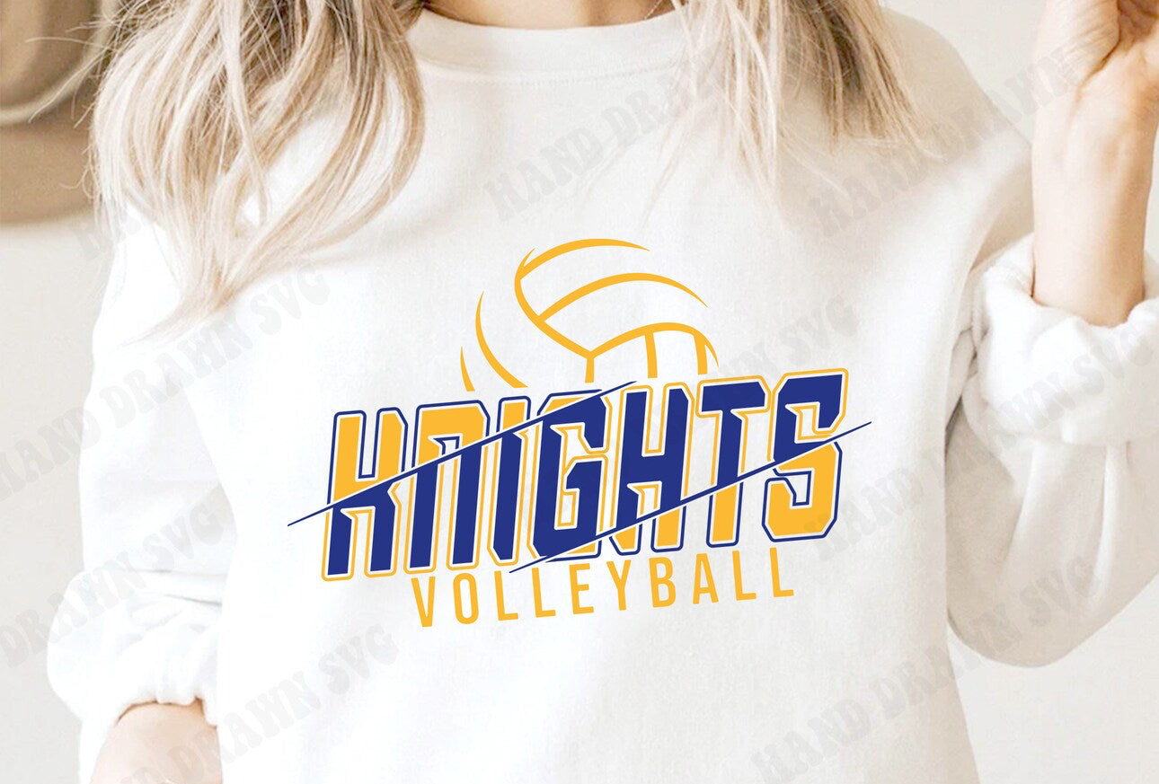 NGCA volleyball split (Tee-long sleeve-crew-hoodie)