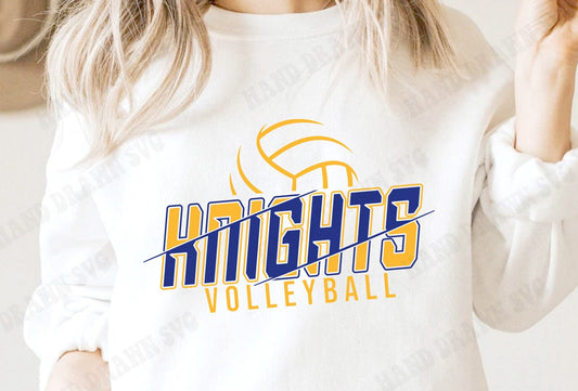 NGCA volleyball split (Tee-long sleeve-crew-hoodie)