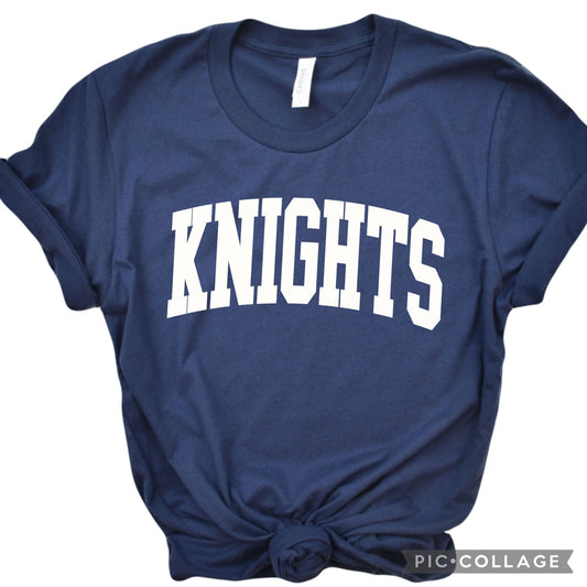 NGCA KNIGHTS SOLID….  ON NAVY