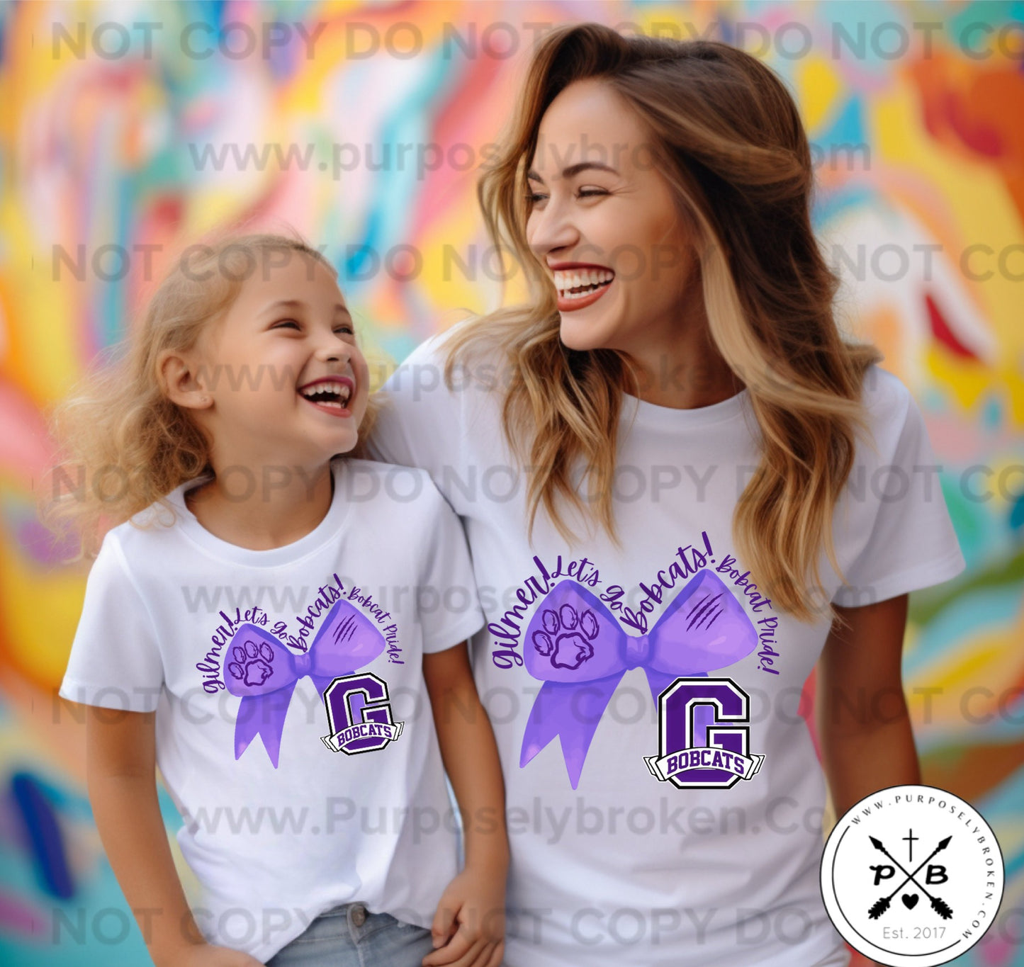 Gilmer County coquette Bow shirt