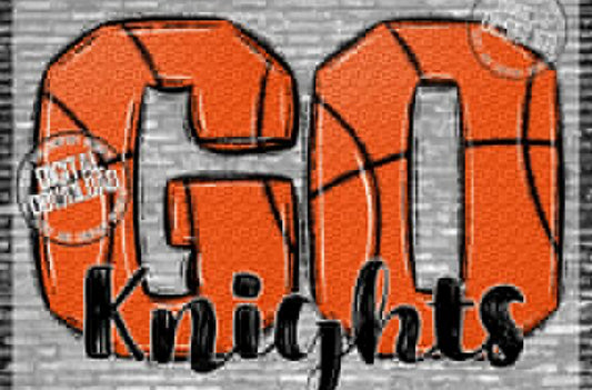 NGCA go knights basketball (Tee-long sleeve-crew-hoodie)