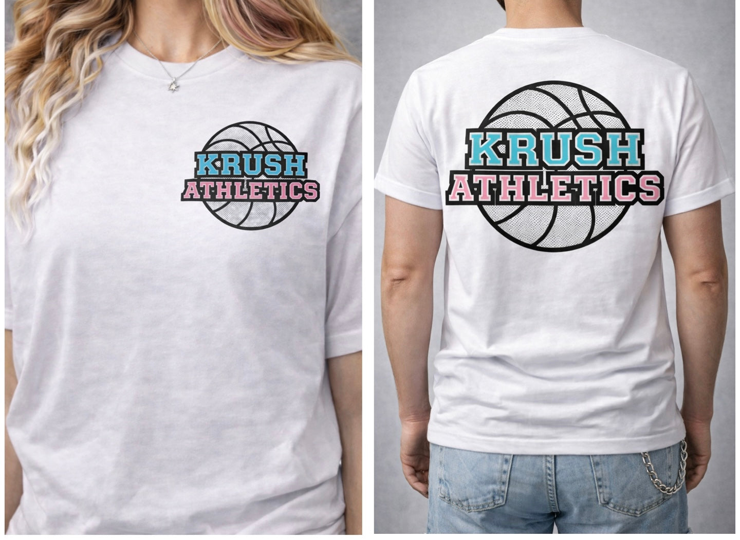 KA WHITE BALL LOGO (FRONT & BACK)
