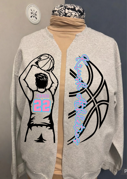 KA SPLIT cardigan (and player name and number)