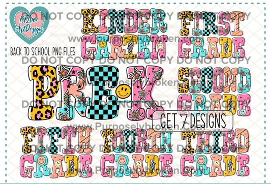 RETRO GIRLY BACK TO SCHOOL