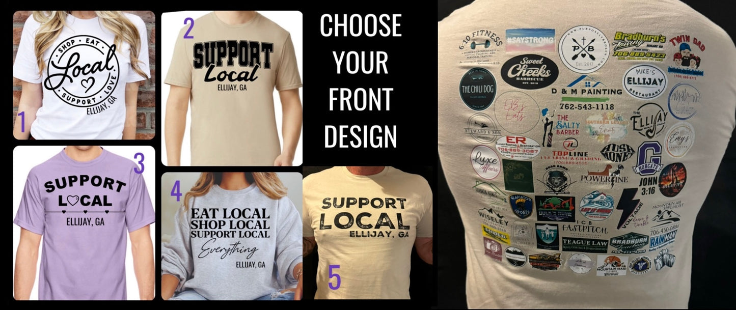 PICKENS County Support Local Tee