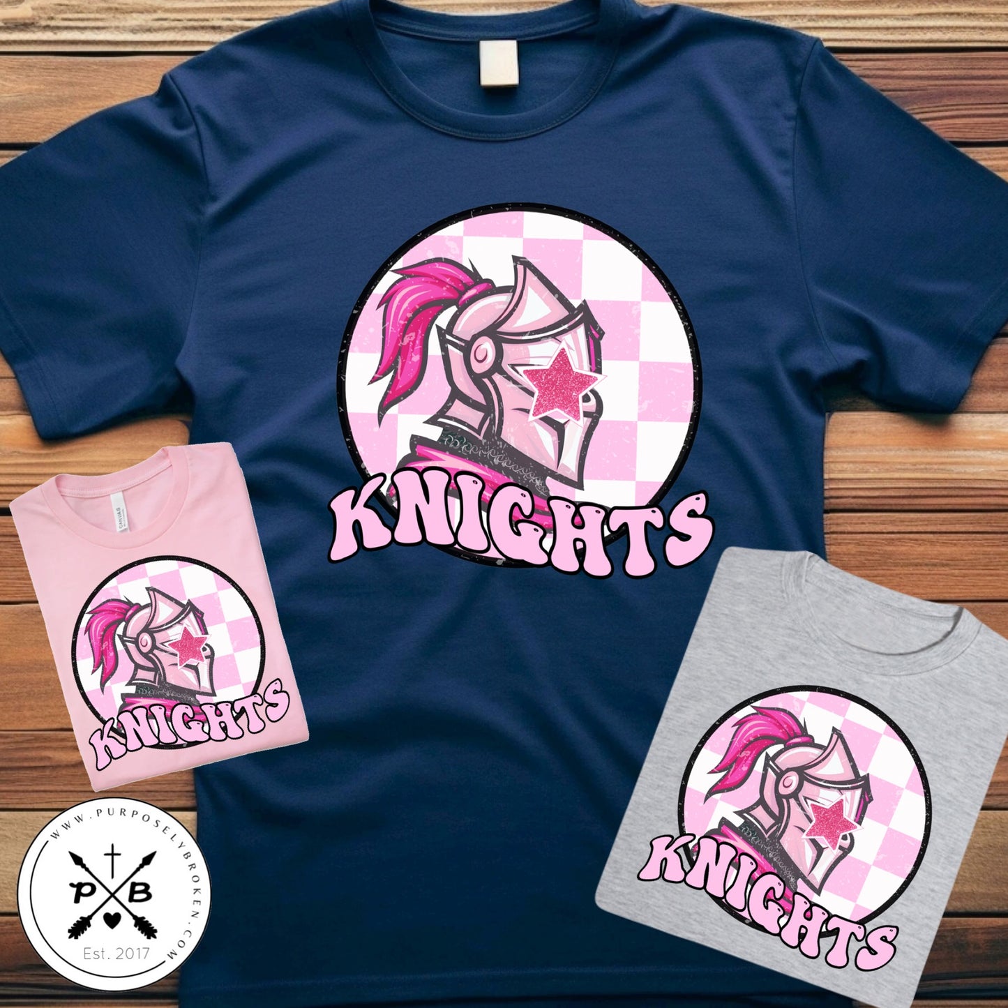 Knights preppy circle(Tee-long sleeve-crew-hoodie)