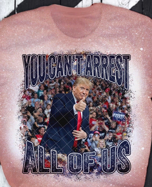 You can’t arrest all of us shirt
