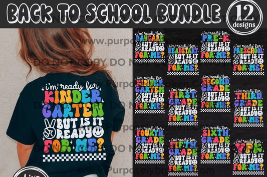 I’m ready! Customized grade level shirt
