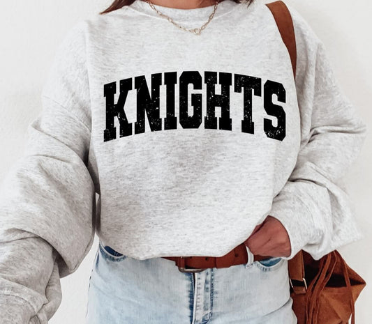 NGCA Knights curve HOODIE
