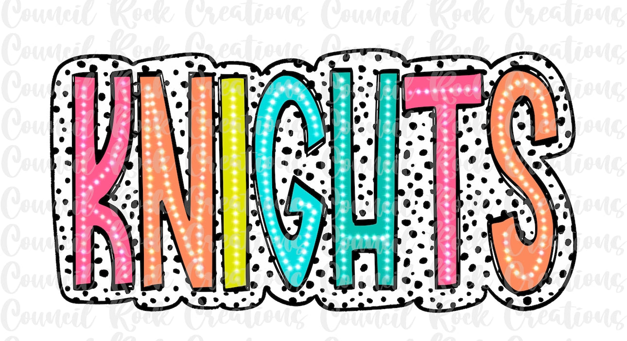 Knight dalmatian (Tee-long sleeve-crew-hoodie)