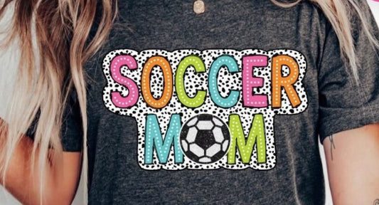 SOCCER MOM COLORFUL
