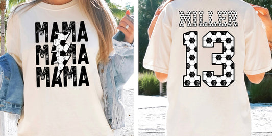 Mama- Soccer- Custom