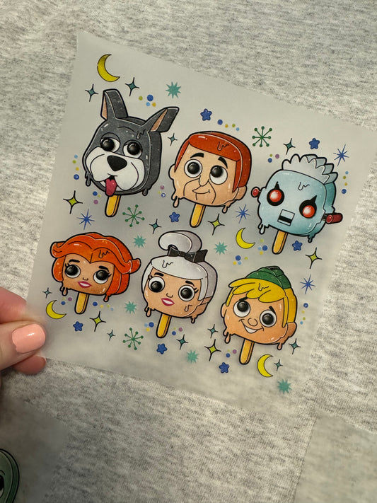The Jetsons popsicle DTF print
