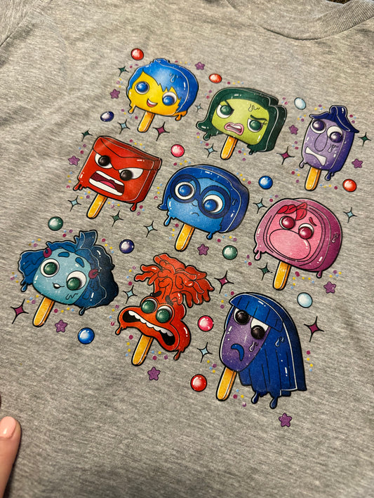 Inside Out Emotions Popsicle shirt