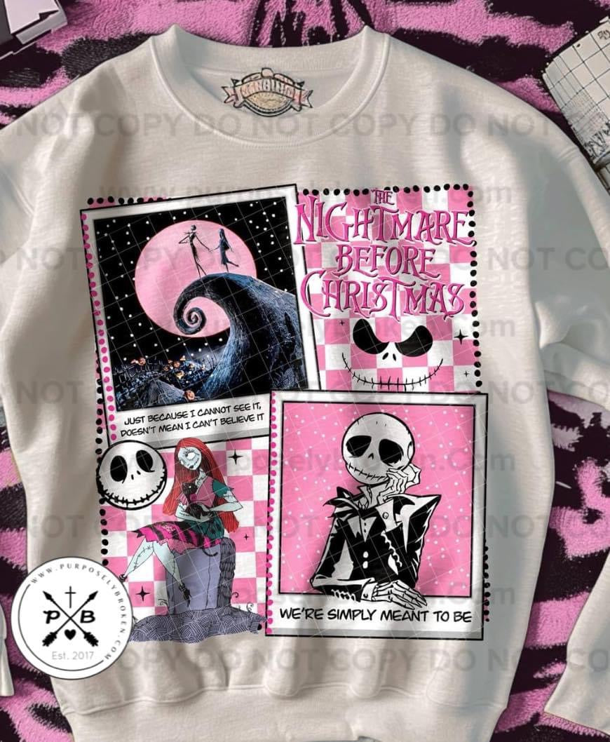 Nightmare before Christmas (2 color choices) Shirt