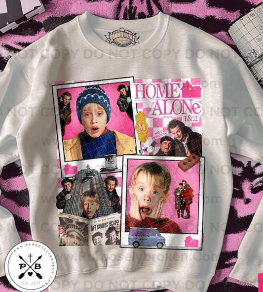 Home Alone (2 color choices) Shirt