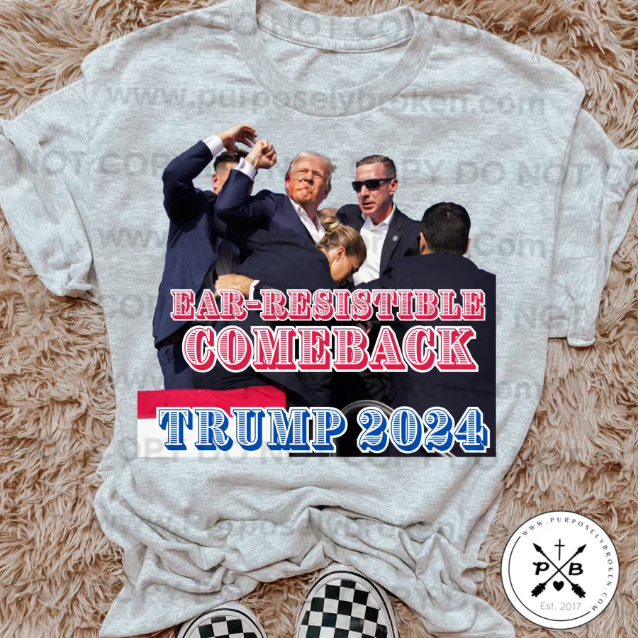 Trump never back down