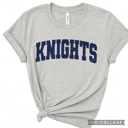 NGCA KNIGHTS DISTRESSED….  ON GREY