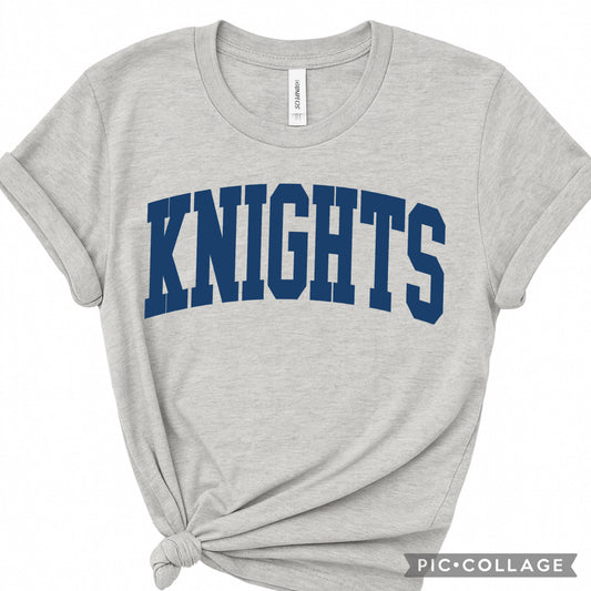 NGCA KNIGHTS SOLID….  ON GREY