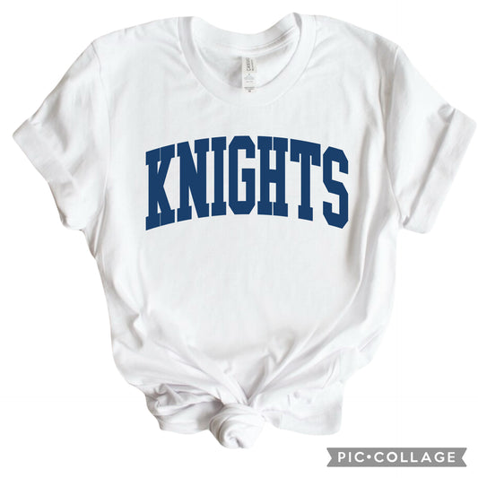 NGCA KNIGHTS SOLID….  ON WHITE