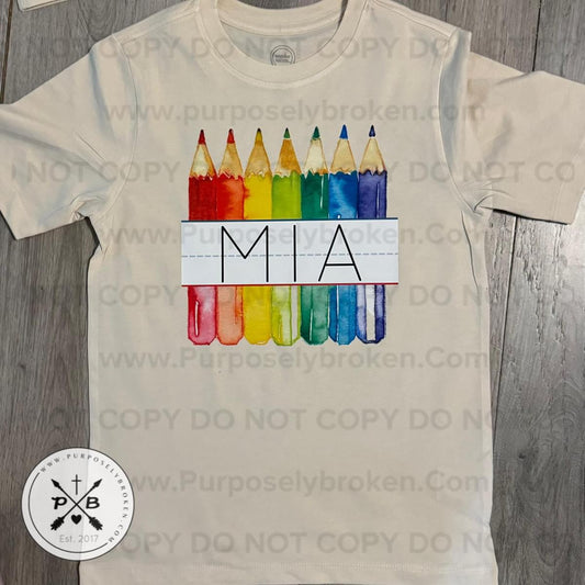 Personalized colored pencil Shirt