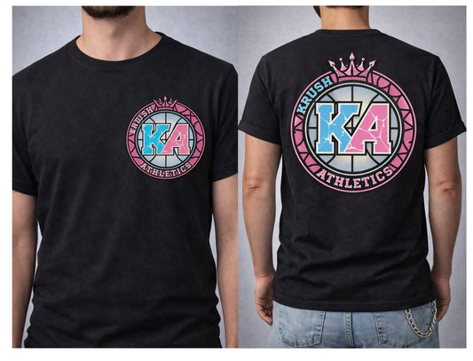 KA CROWN LOGO PINK (FRONT & BACK)