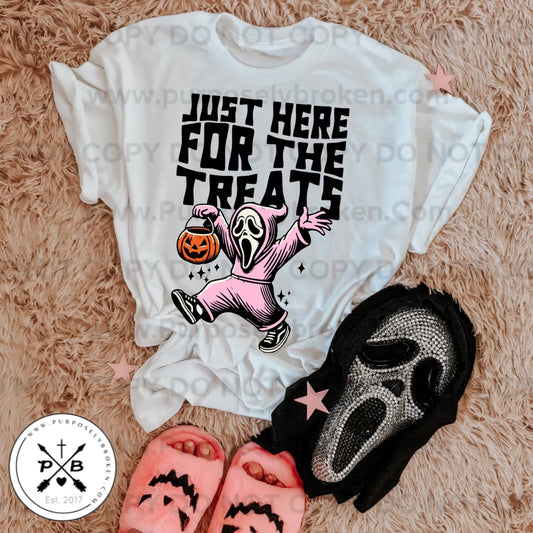 Just here for the treats shirt