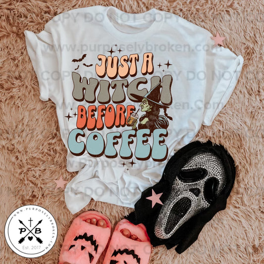 WITCH BEFORE COFFEE SHIRT