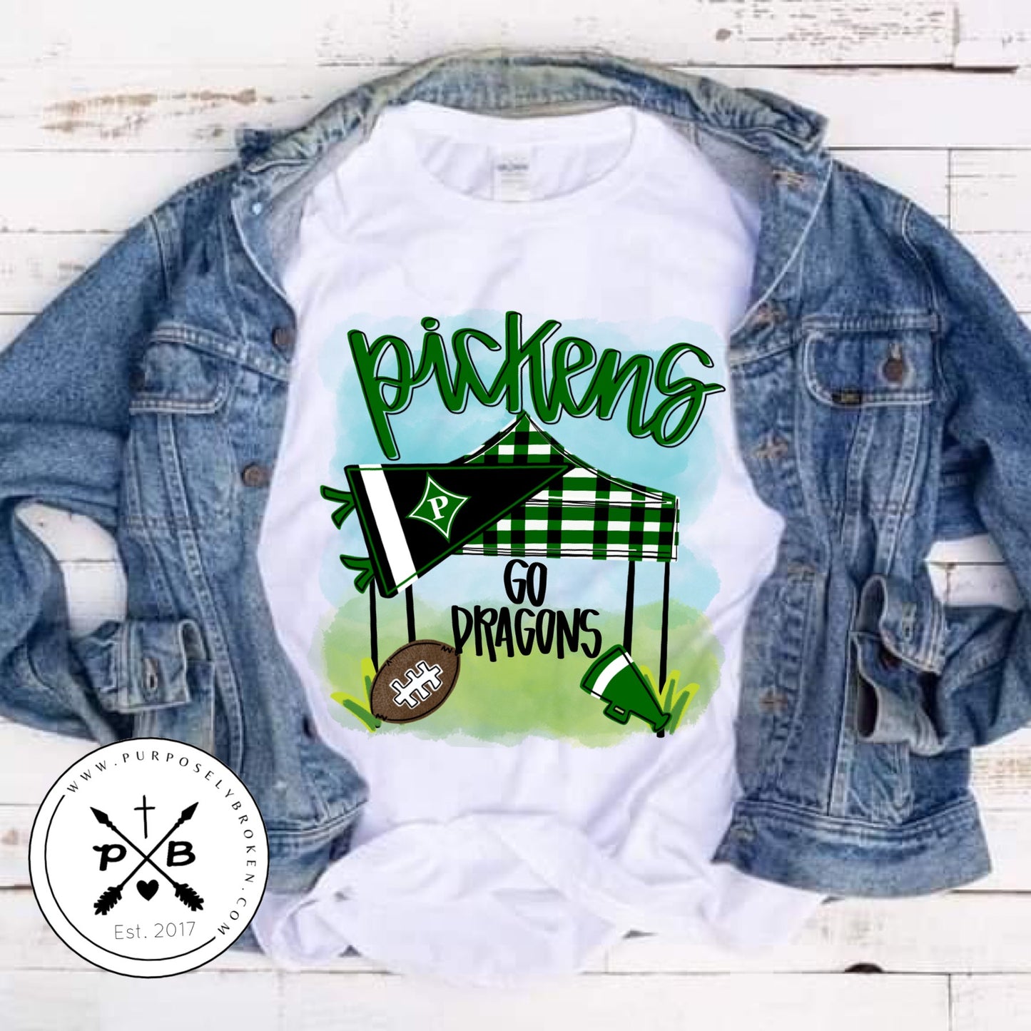 Pickens Dragons Tailgate Spirit Shirt