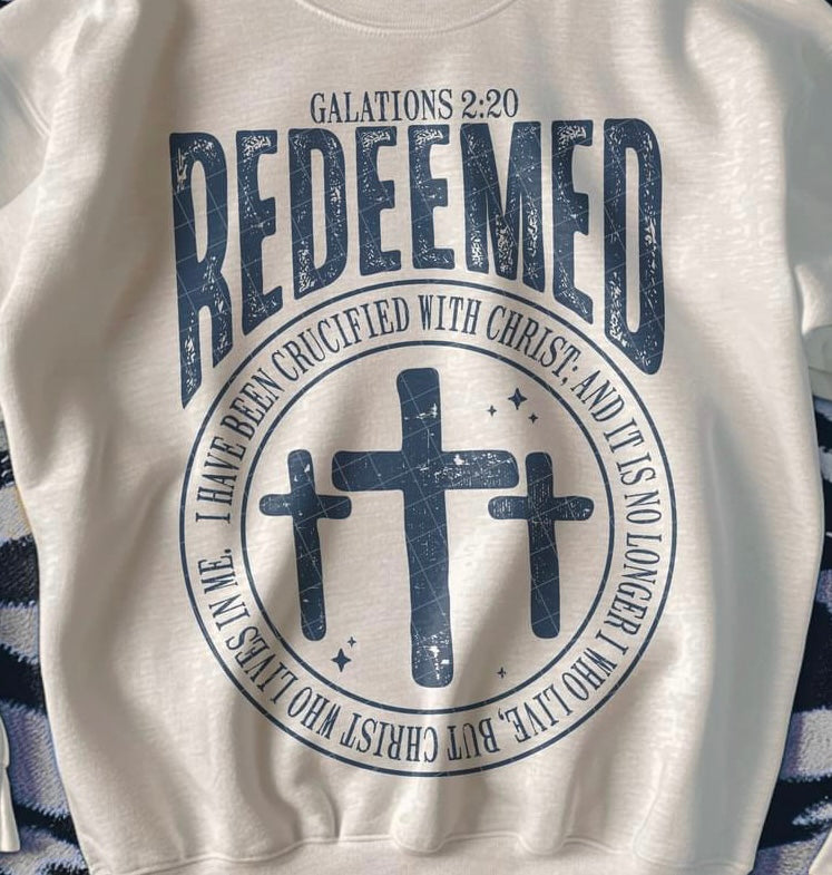 Galations 2:20 REDEEMED DTF TRANSFER
