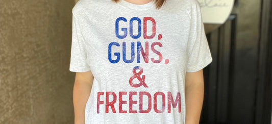 GOD,GUNS & FREEDOM DTF TRANSFER