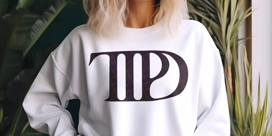 THE TORTURED POETS DEPARTMENT TAYLOR SWIFT LOGO DTF TRANSFER (Copy)