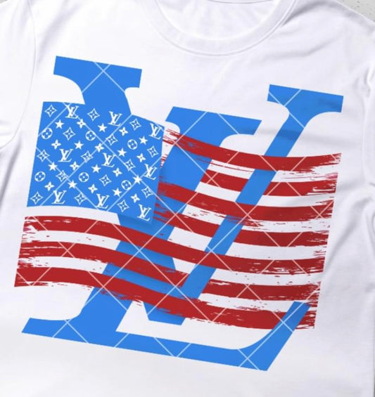 LOUIS VUITTON FLAG DTF TRANSFER