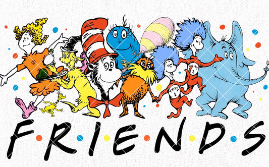 DR. SEUSS FRIENDS DTF TRANSFER
