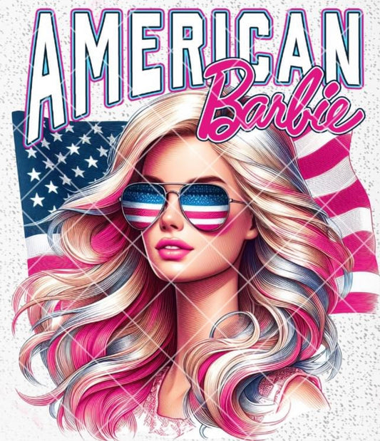 AMERICAN BARBIE DTF TRANSFER