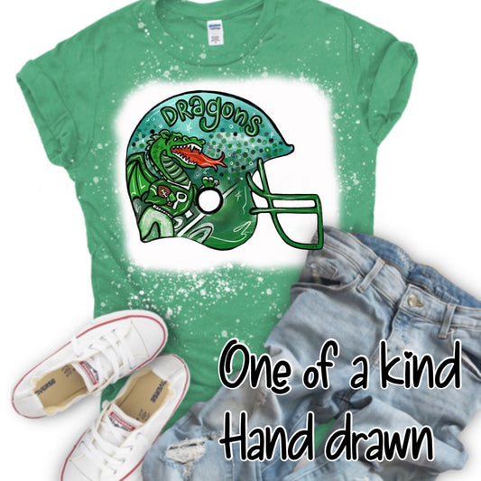 Pickens Dragons HELMET Spirit Shirt