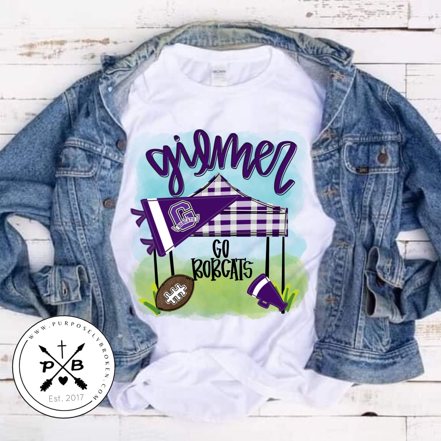 Gilmer Bobcats Tailgate Spirit Shirt