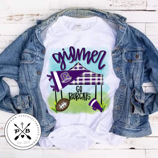 Gilmer Bobcats Tailgate Spirit Shirt